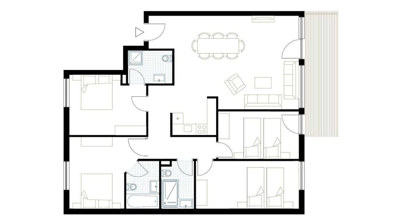 Alpsrental Apartments Freja Обертауэрн Экстерьер фото